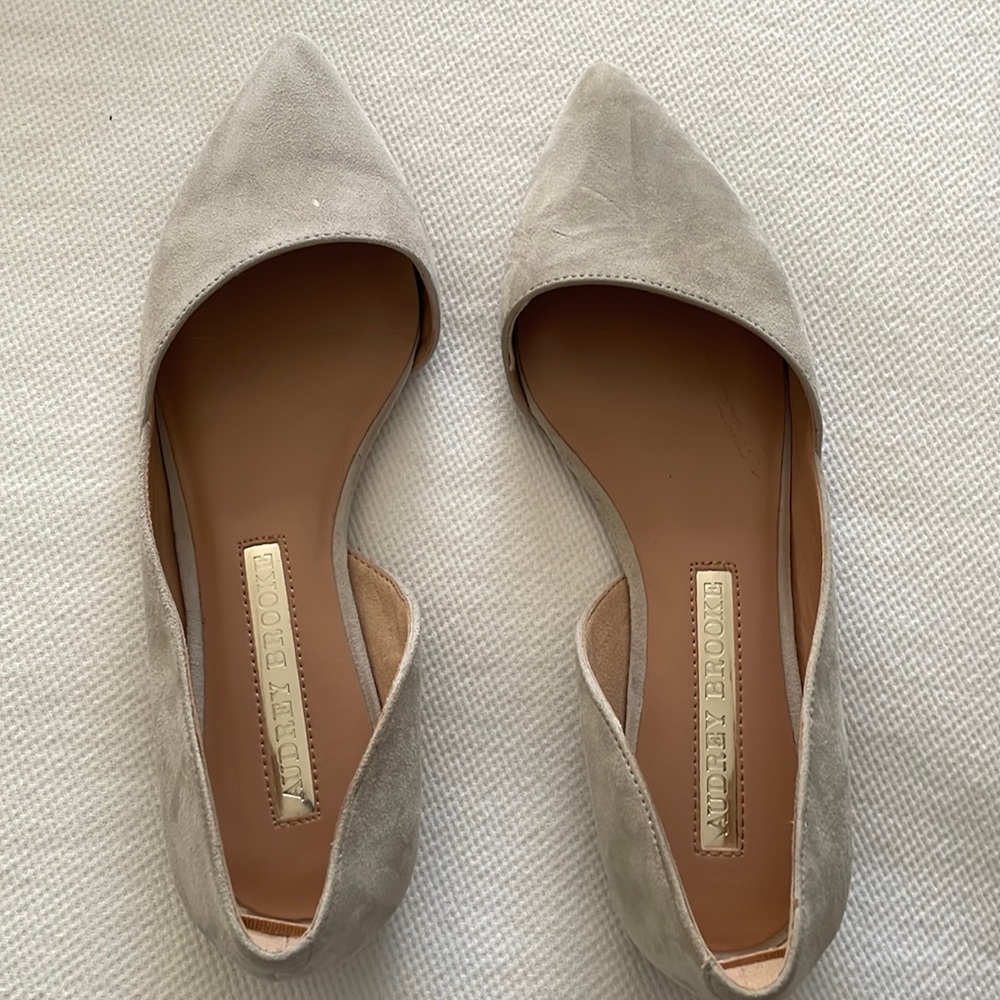 Audrey Brooks suede shoes